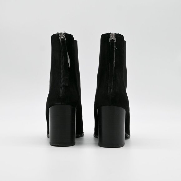 TOPSHOP Suede Pointed Heeled Chelsea Bootie - Picture 5 of 6